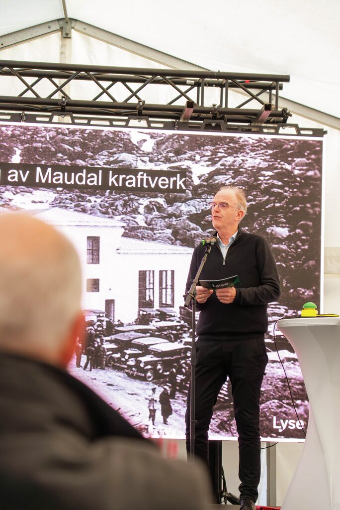 Åpning av Maudal kraftverk