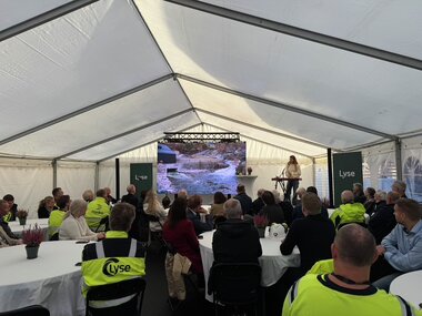 Åpning av Maudal kraftverk