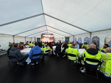 Åpning av Maudal kraftverk