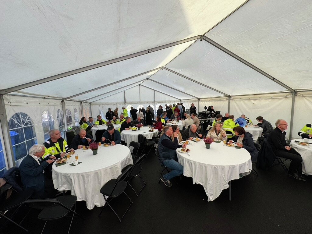 Åpning av Maudal kraftverk