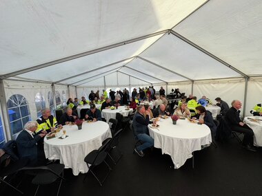 Åpning av Maudal kraftverk