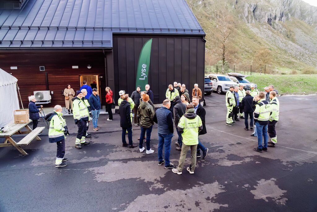 Åpning av Maudal kraftverk