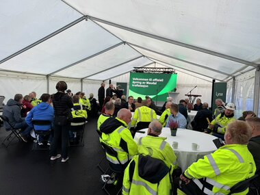 Åpning av Maudal kraftverk