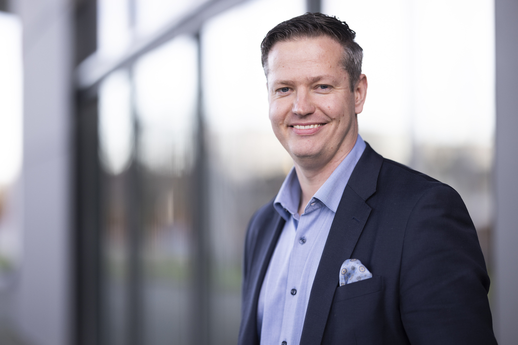 Andreas Veggeland, kommunikasjonssjef tele