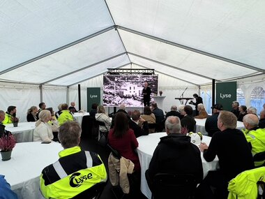 Åpning av Maudal kraftverk