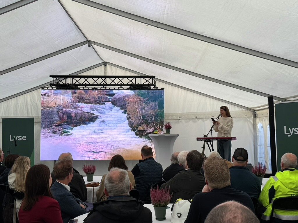 Åpning av Maudal kraftverk