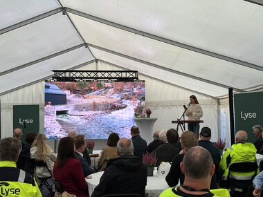 Åpning av Maudal kraftverk