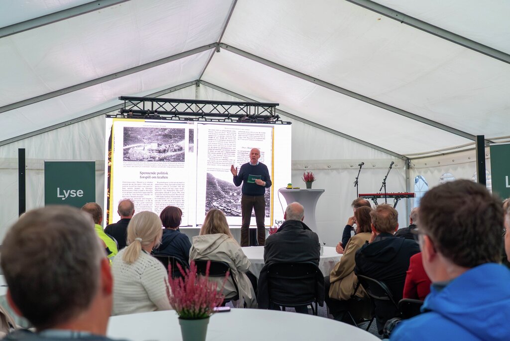 Åpning av Maudal kraftverk