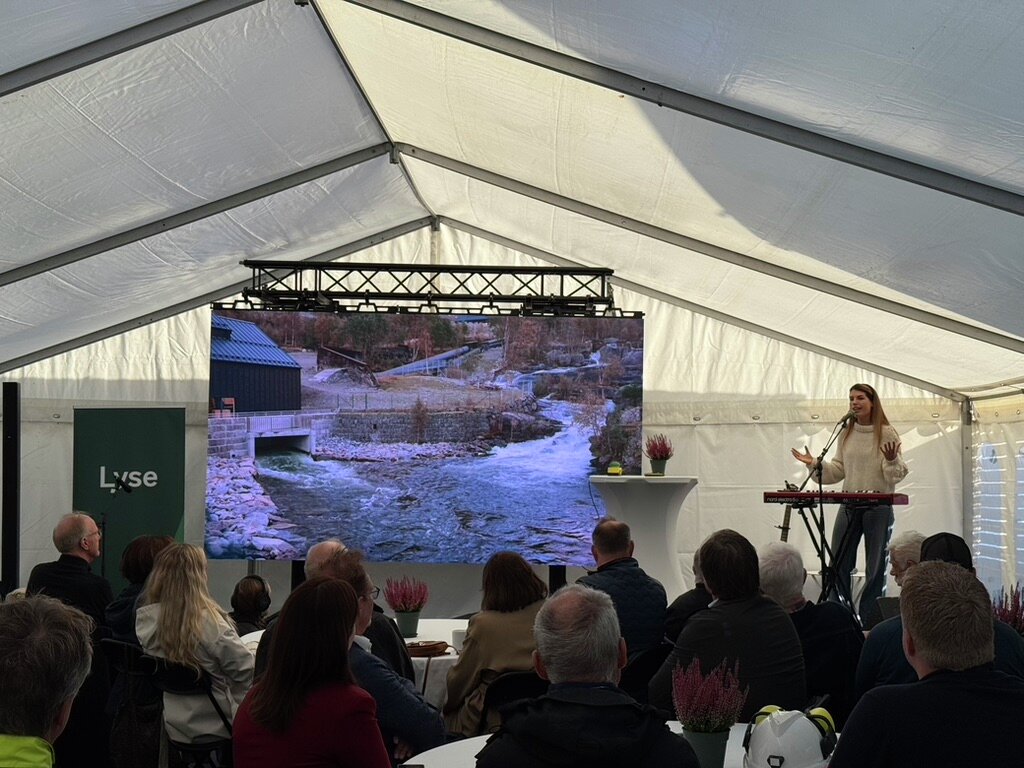 Åpning av Maudal kraftverk