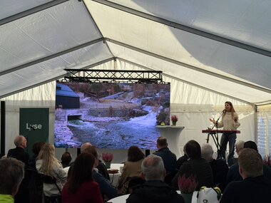 Åpning av Maudal kraftverk