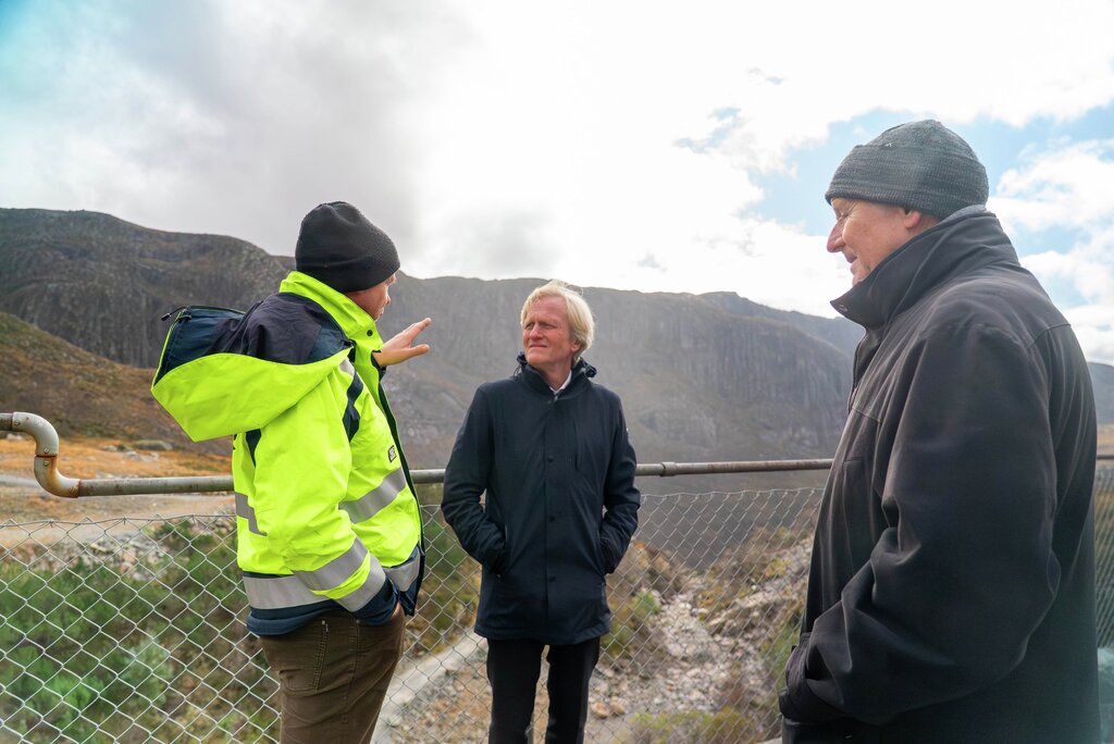Åpning av Maudal kraftverk
