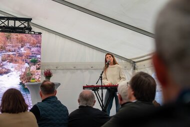 Åpning av Maudal kraftverk