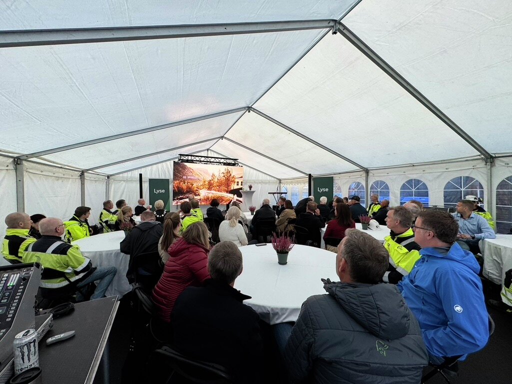 Åpning av Maudal kraftverk