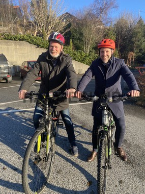 Leiv Arne Marhuag (t.v.) og Nils Konrad Bua 