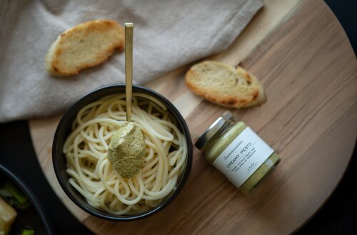 Steinsopp pesto