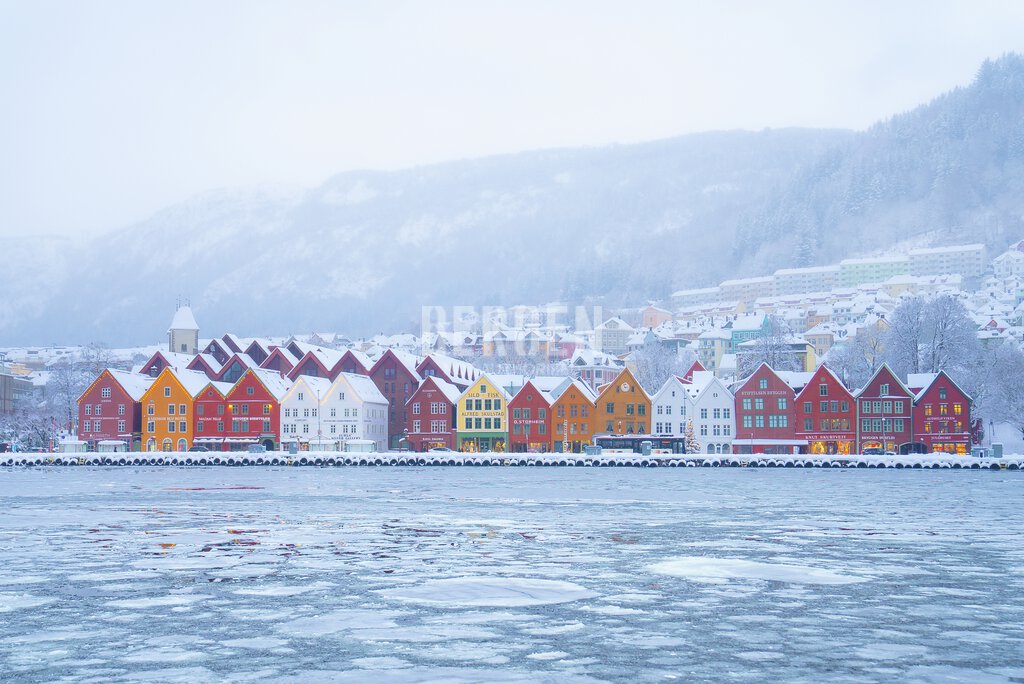 Vinter på Bryggen