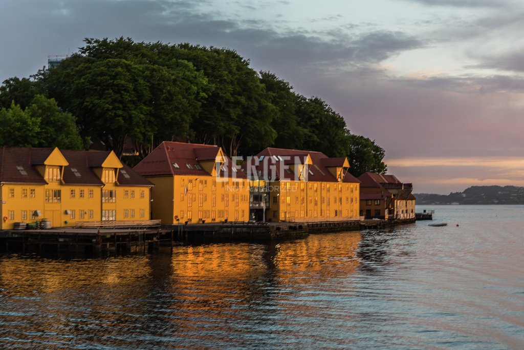 Sjøhus i Bergen på Nordnes (Nordnesboder)
