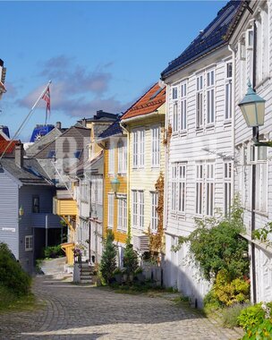 Sjarmerende gate i Sandviken