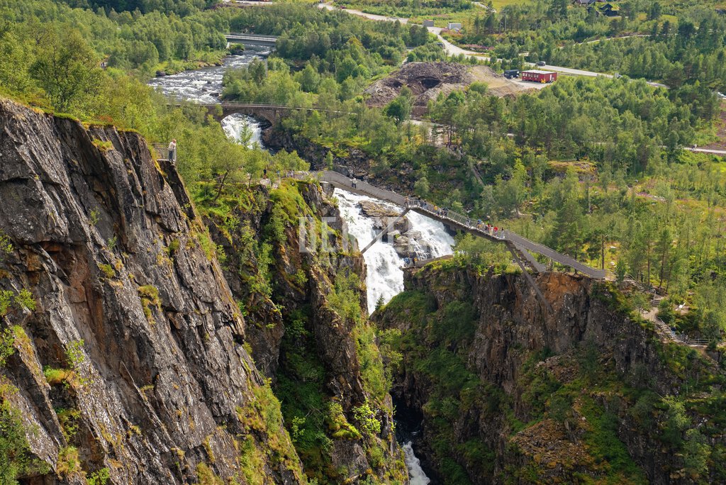 Vøringsfossen i Eidfjord i Hardanger