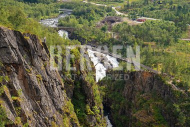 Vøringsfossen i Eidfjord i Hardanger
