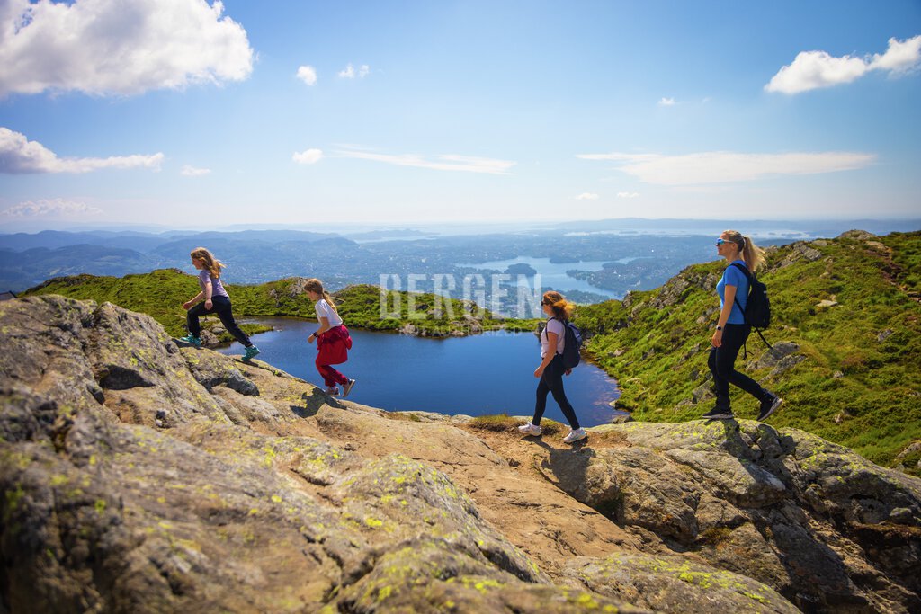 Fjelltur på Ulriken i Bergen