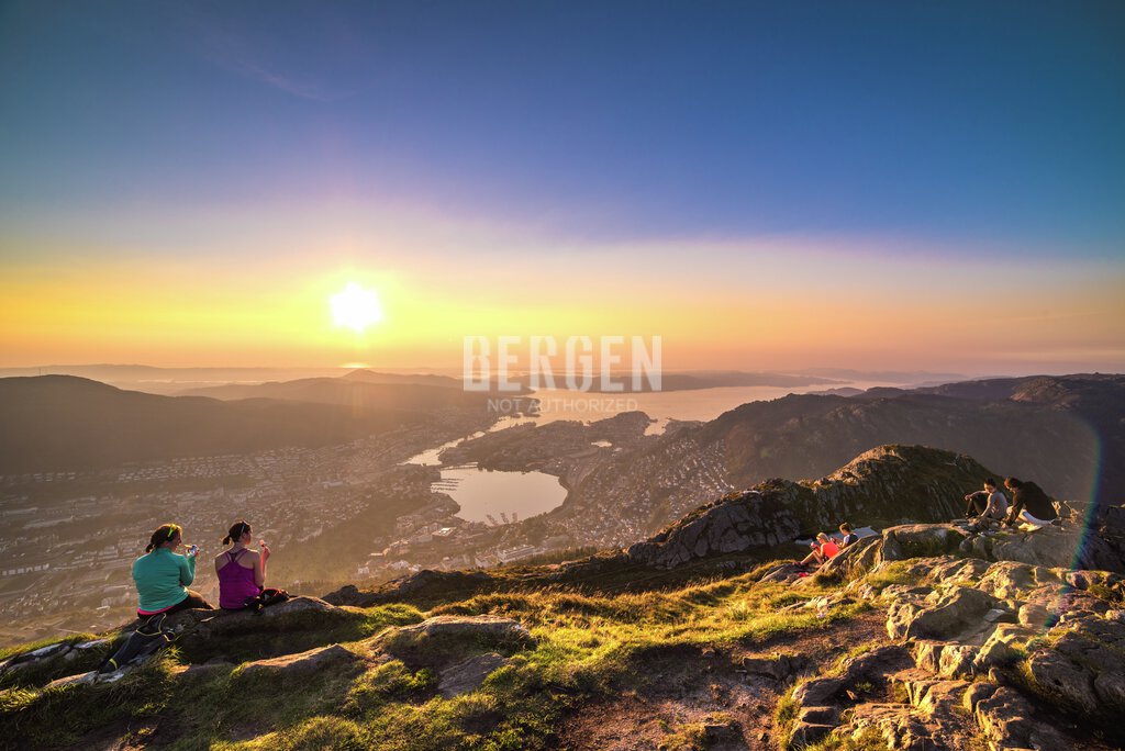 Fjelltur på Ulriken i Bergen