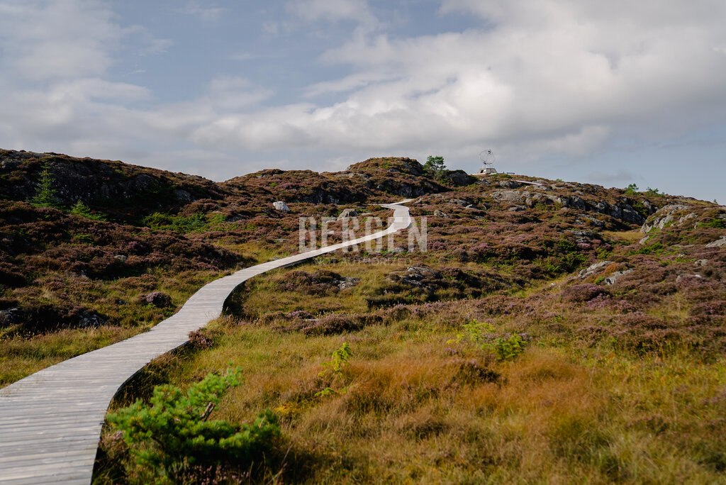 Globen på øyen Stolmen i Austevoll kommune utenfor Bergen