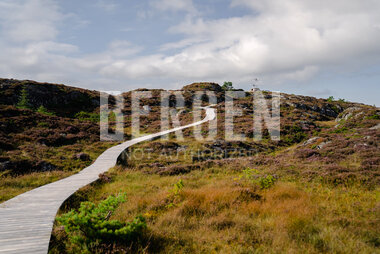 Globen på øyen Stolmen i Austevoll kommune utenfor Bergen