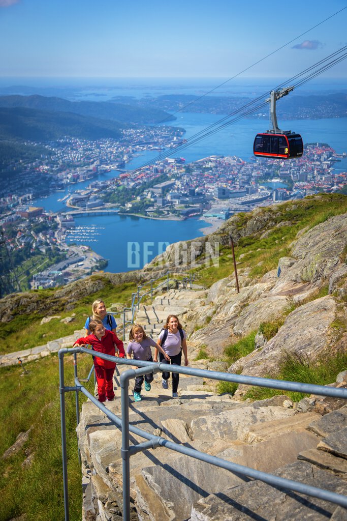Fjelltur på Ulriken i Bergen