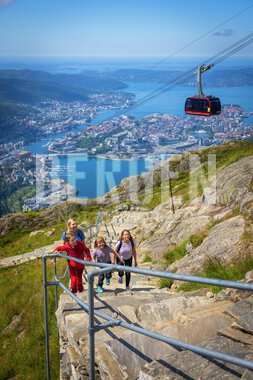Fjelltur på Ulriken i Bergen