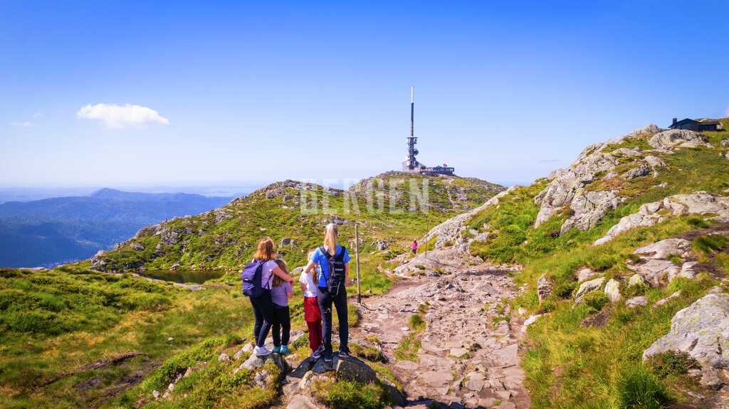 Fjelltur på Ulriken i Bergen