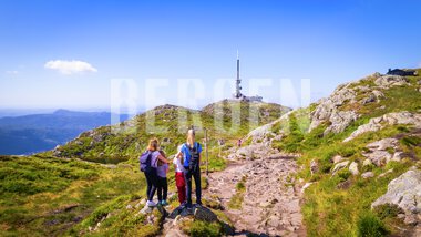 Fjelltur på Ulriken i Bergen