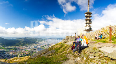 Utsikt fra toppen av Ulriken