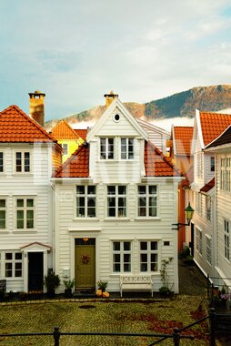 Trehus i Bergen sentrum