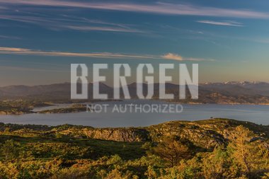 Fjelltoppen Kleppaksla i Sund kommune