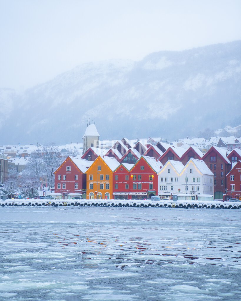 Vinter på Bryggen