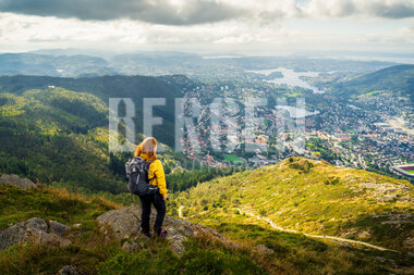 Utsikt fra toppen av Ulriken