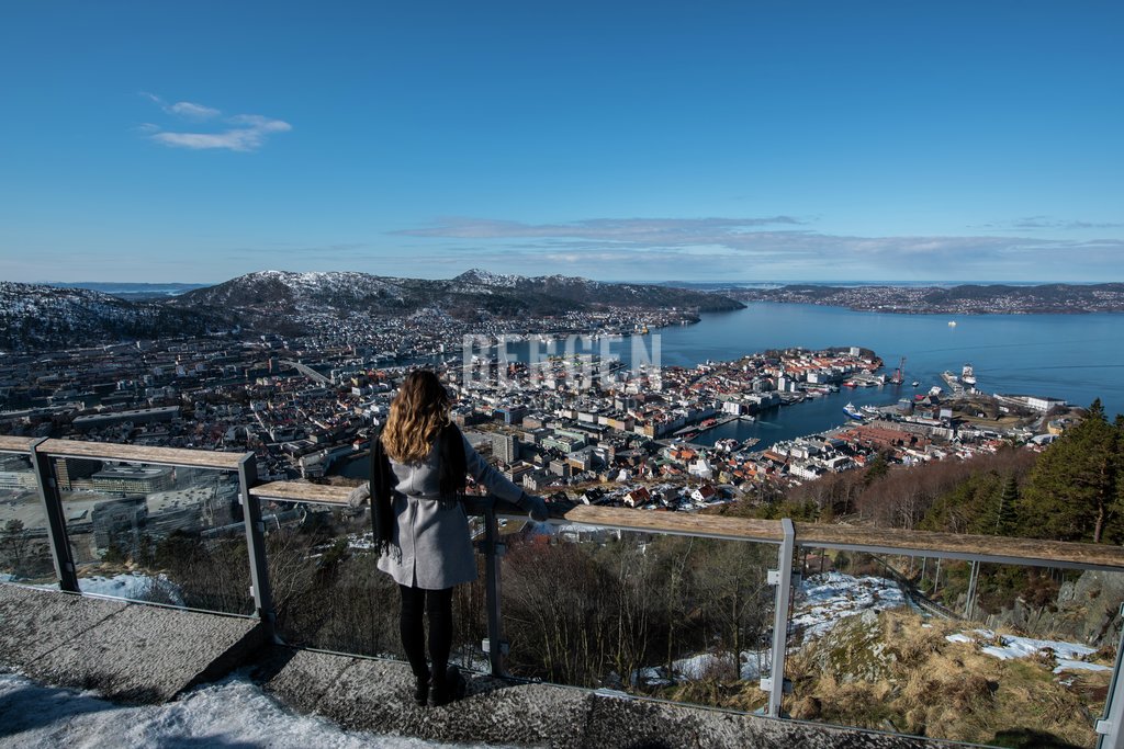 Utsikt fra Fløyen