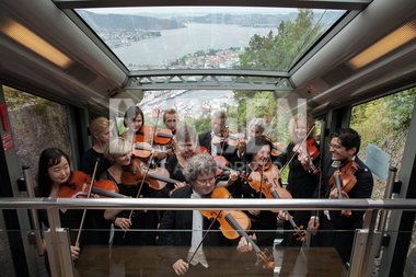 Bergen Filharmoniske Orkester på Fløibanen