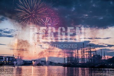 Fyrverkeri over Vågen