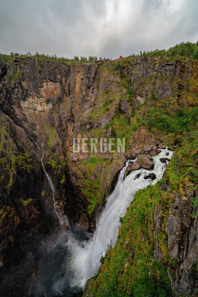 Vøringsfossen i Eidfjord i Hardanger