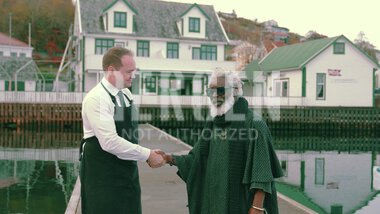 Mandelhuset på Våge på Tysnes 