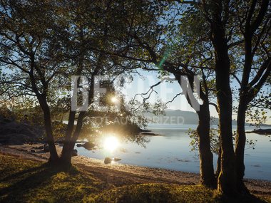Klubbavika badestrand på Tysnes  utenfor Bergen