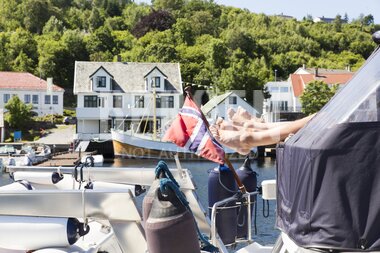 Mandelhuset på Våge på Tysnes 