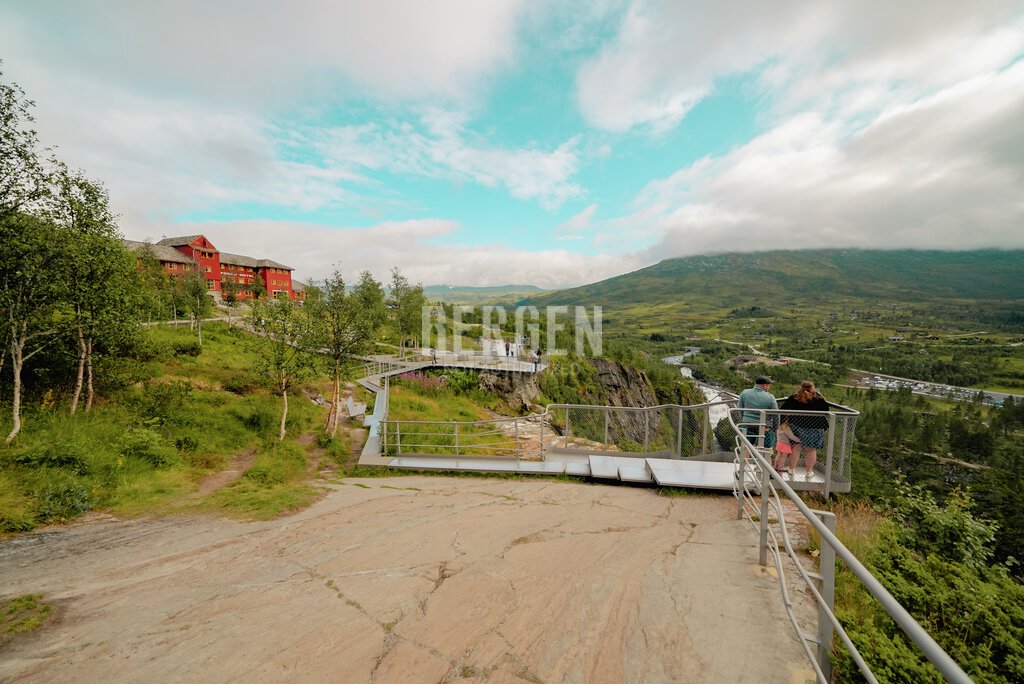 Vøringsfossen i Eidfjord i Hardanger