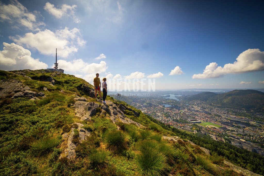 Fjelltur på Ulriken i Bergen