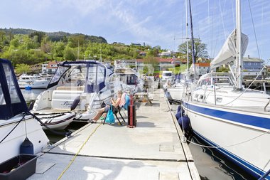 Gjestehavn på Våge  (Tysnes )