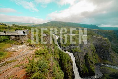 Vøringsfossen i Eidfjord i Hardanger