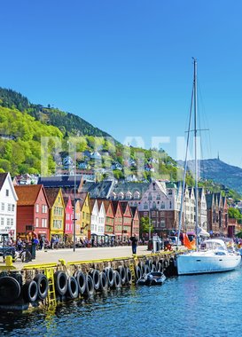 Bryggen, Fløyen og Ulriken