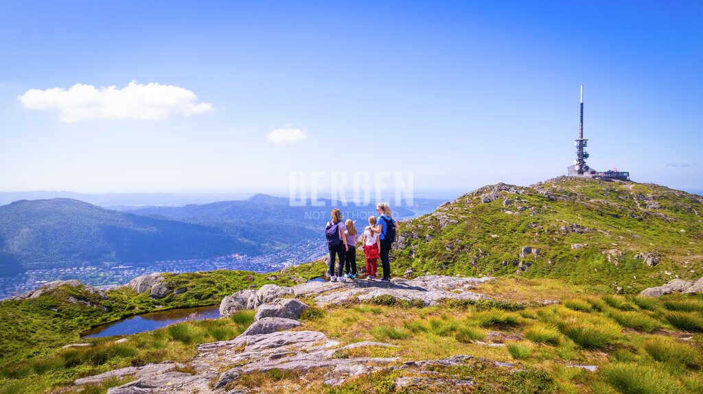 Fjelltur på Ulriken i Bergen